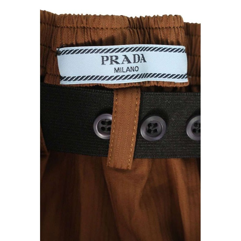 Prada P145 zg Cotton Mini Skirt 36 — view 3