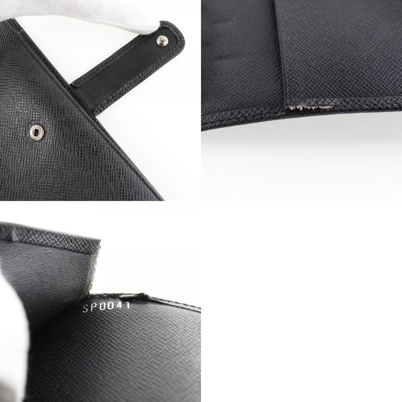 Louis Vuitton Agenda MM R20222 Taiga Ardoise Black Sp0041 Men's Notebook Cabas