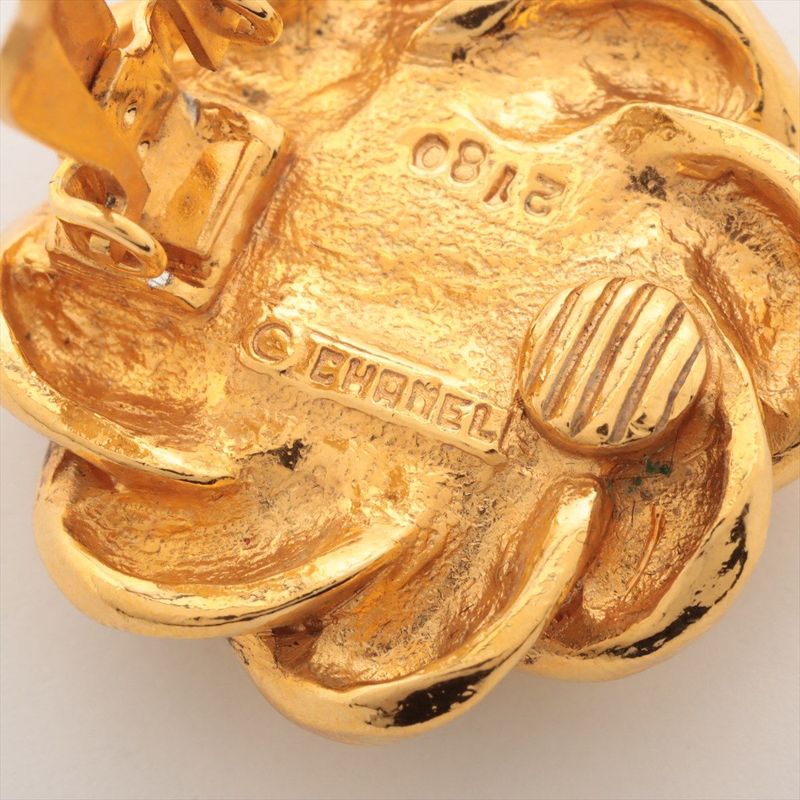 Chanel Earrings (one Side Only) 2180 GP And Faux Pearl Gold