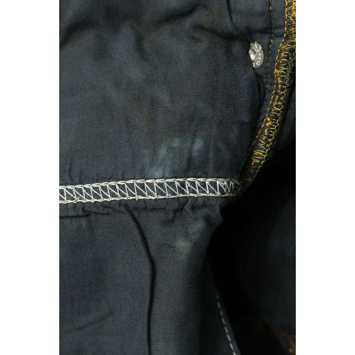 Dolce & Gabbana Flower Print Studded Clad Sully Pair Denim Pants 48 — view 3