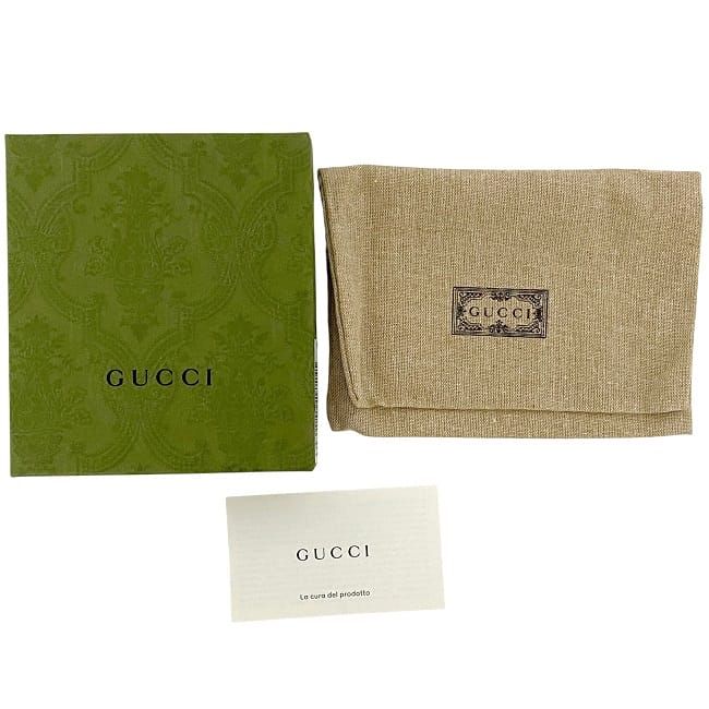 Gucci Bifold Wallet Beige Brown Jumbo GG 699308 Unused