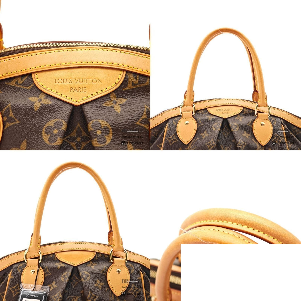 Louis Vuitton Tivoli PM Bag Handbag Brown — view 8