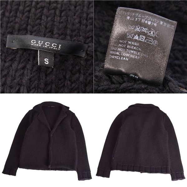Gucci Knit Jacket Cardigan Wool Low Gauge