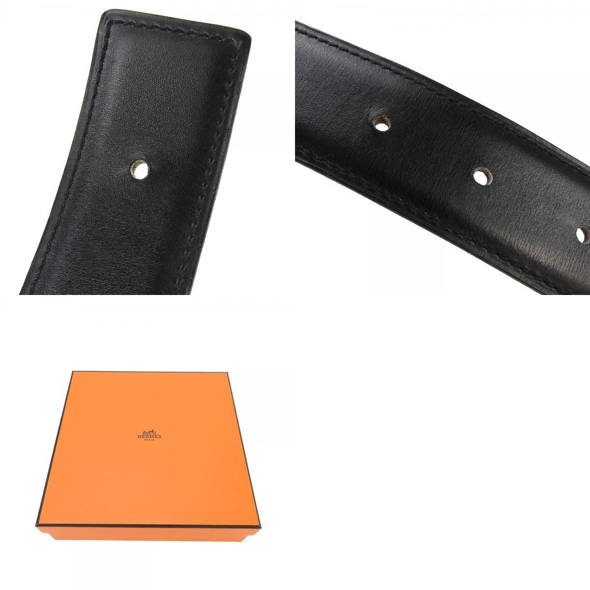 Hermes Constance H Logo Tan Brown Leather Belt