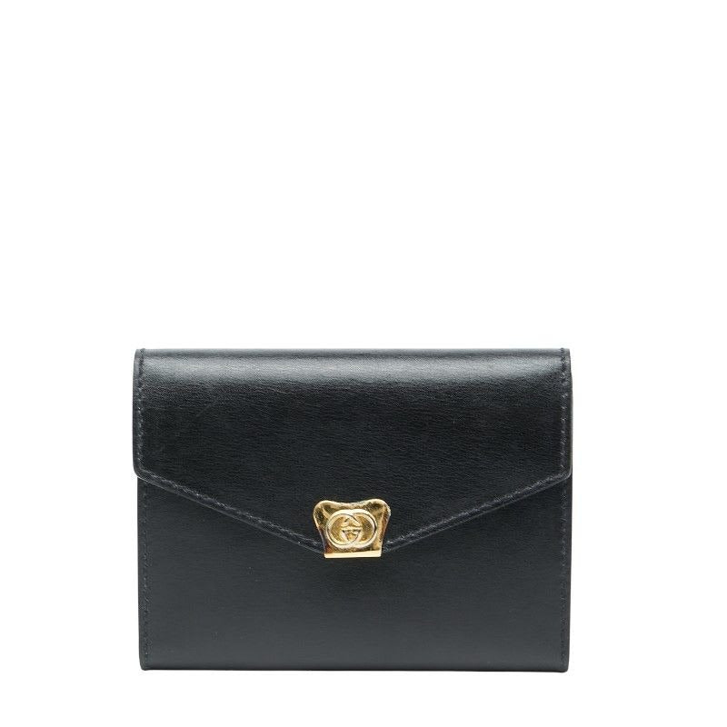 Gucci 031 379 4328 Black Leather Women's