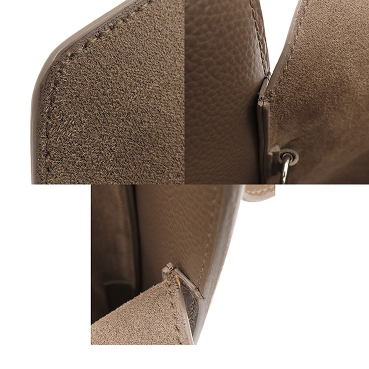 Balenciaga North South 2-Way One Handle Bucket Shape Shoulder Bag Brown Leather — view 8