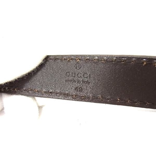 Gucci GG Marmont Leather Gold Hardware Belt Size 42 Brown — view 4