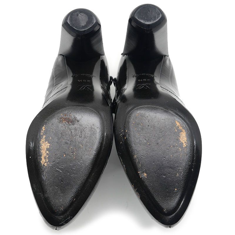 Louis Vuitton LV Short Boots In Croc Shape Stamped 35.5 Black