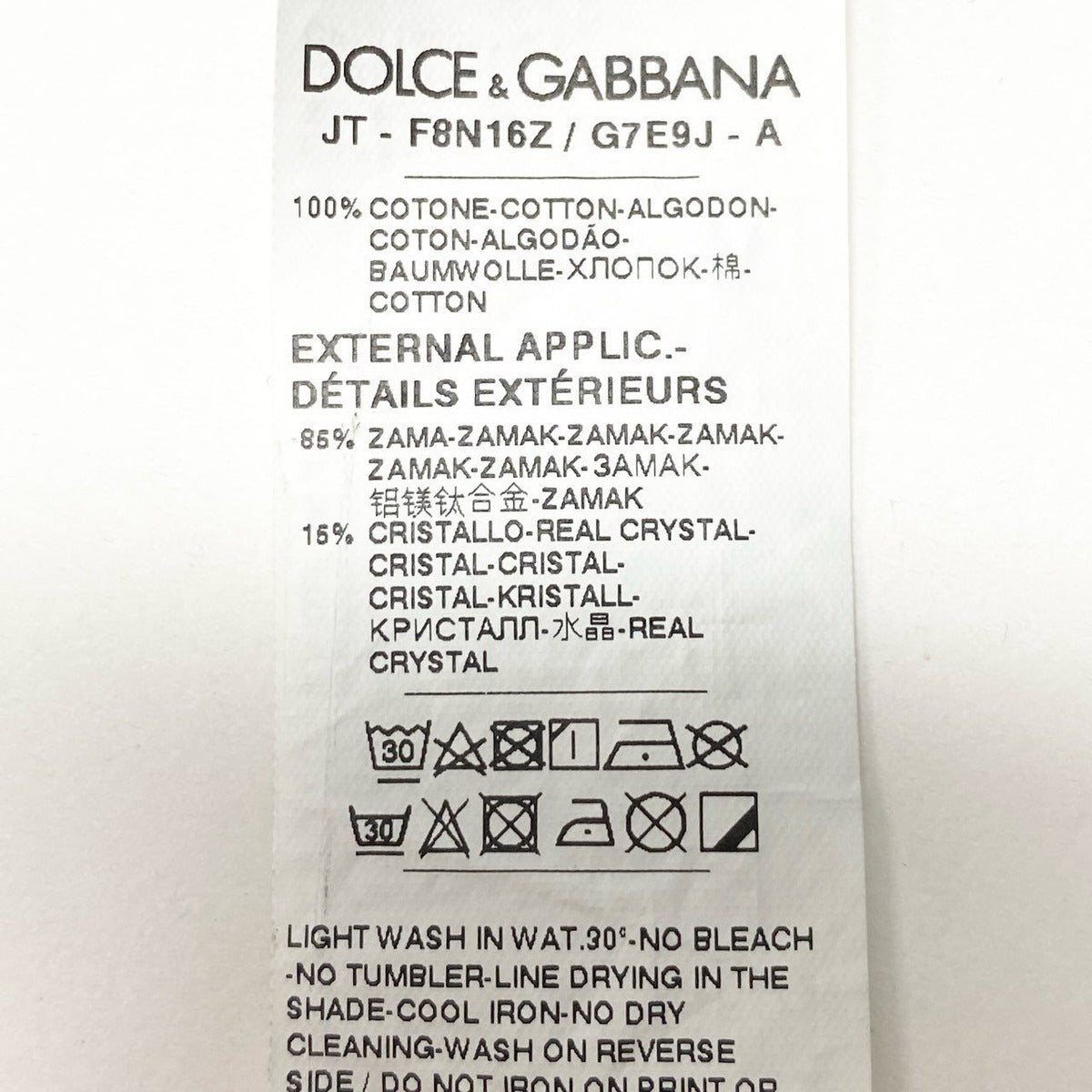 Dolce & Gabbana Bijou Graffiti T-Shirt Grafiti Logo Oversized 36 Black — view 9