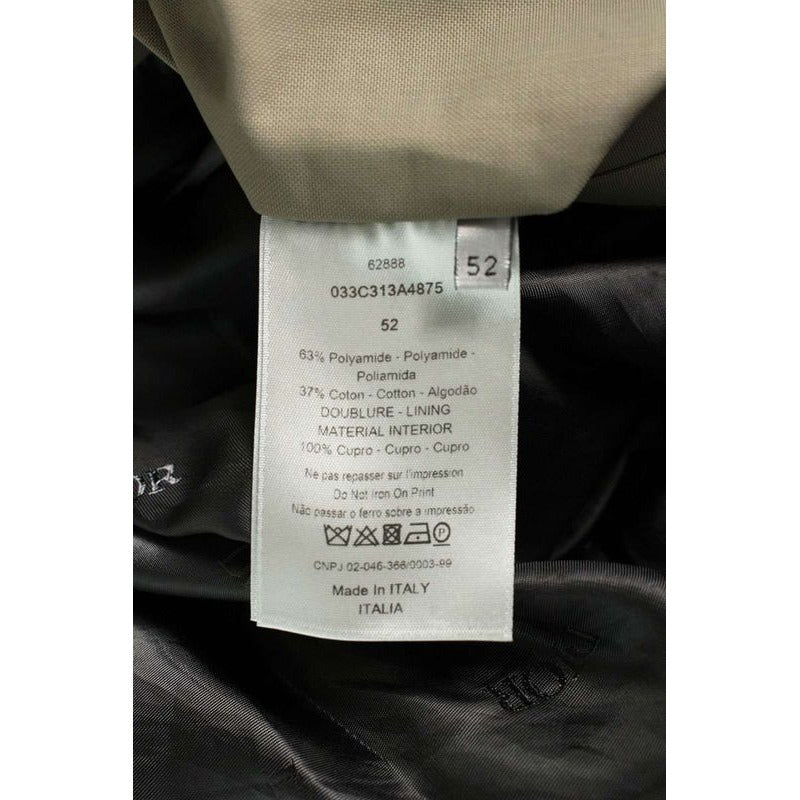 Dior Sean Stussy 033 C313 A4875 Back Logo Mod Coat 52 — view 3