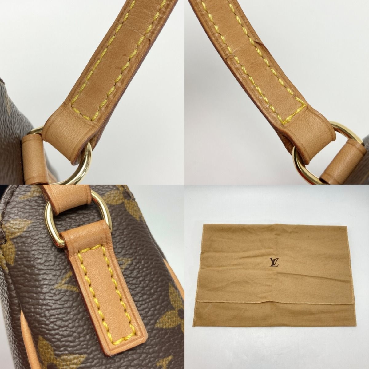 Louis Vuitton Monogram Recital M51900 Handbag with Cloth Bag