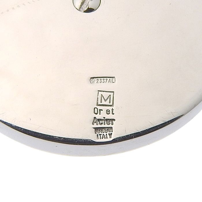 Bvlgari Bulgari Horoscope 1P Diamond Pendant Top 18K Yellow Gold SS 750 Yellow