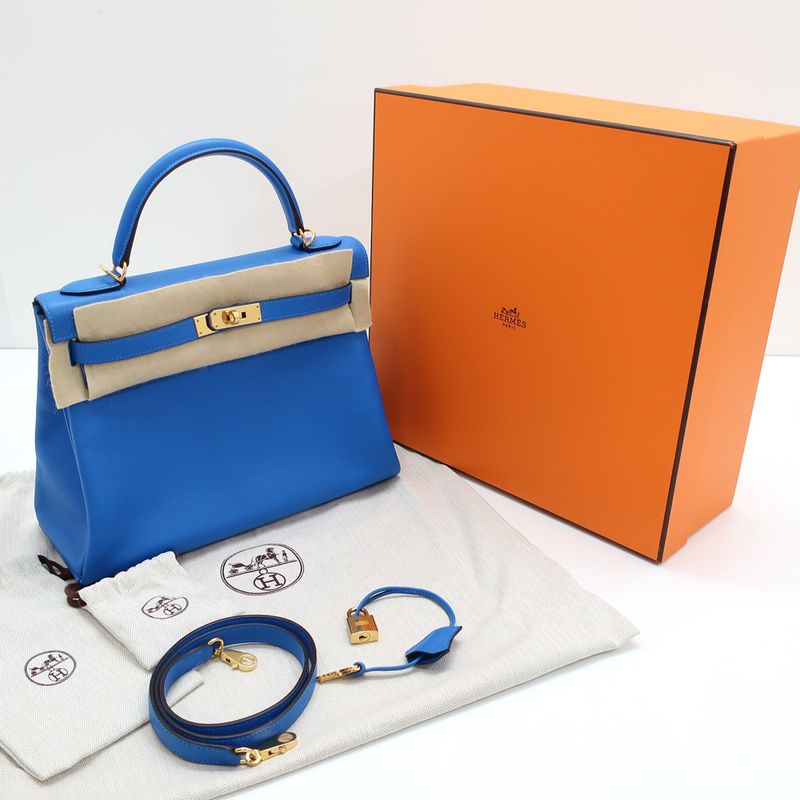 Hermes Kelly 32 Eva Color Handbag Inner Sewing X Stamp Gold Hardware