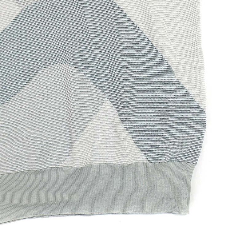 Hermes 25ss Chaîne D'ancre Big Mayon Short Sleeve Knit Sweater Gray M