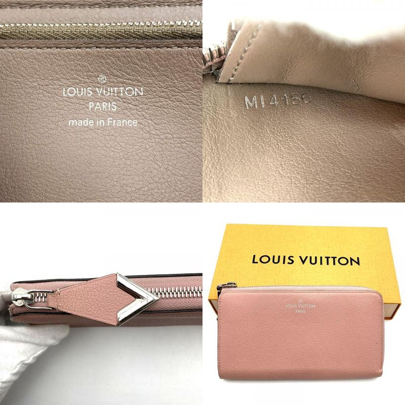 Louis Vuitton M60148 Portefeuille Comete Long Wallet Leather Magnolia Pink