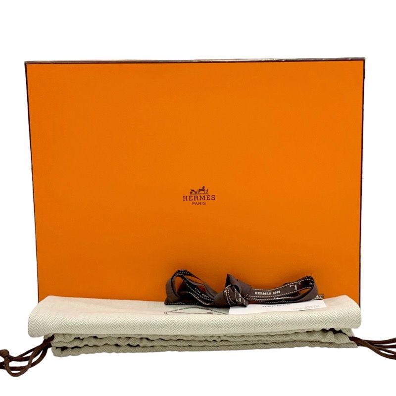 Hermes Saint Germain Boots Short Boots Shoes Kelly Hardware Suede Red Silver