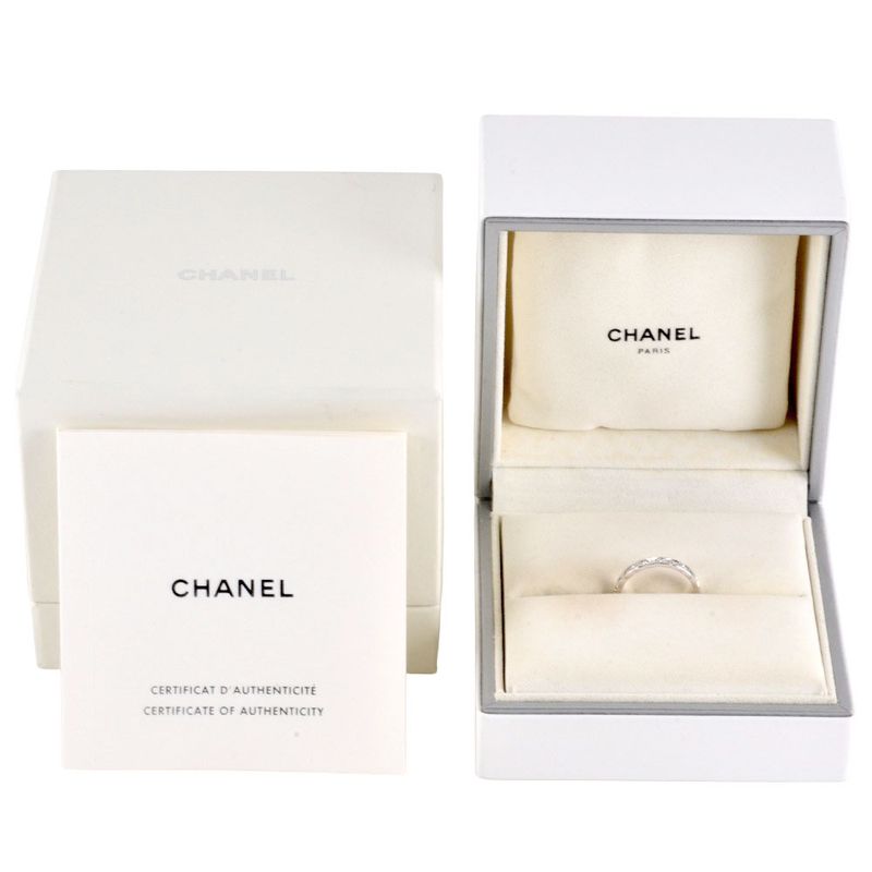 Chanel Coco Crush Ring 5P Diamond #54 Pt950 42g