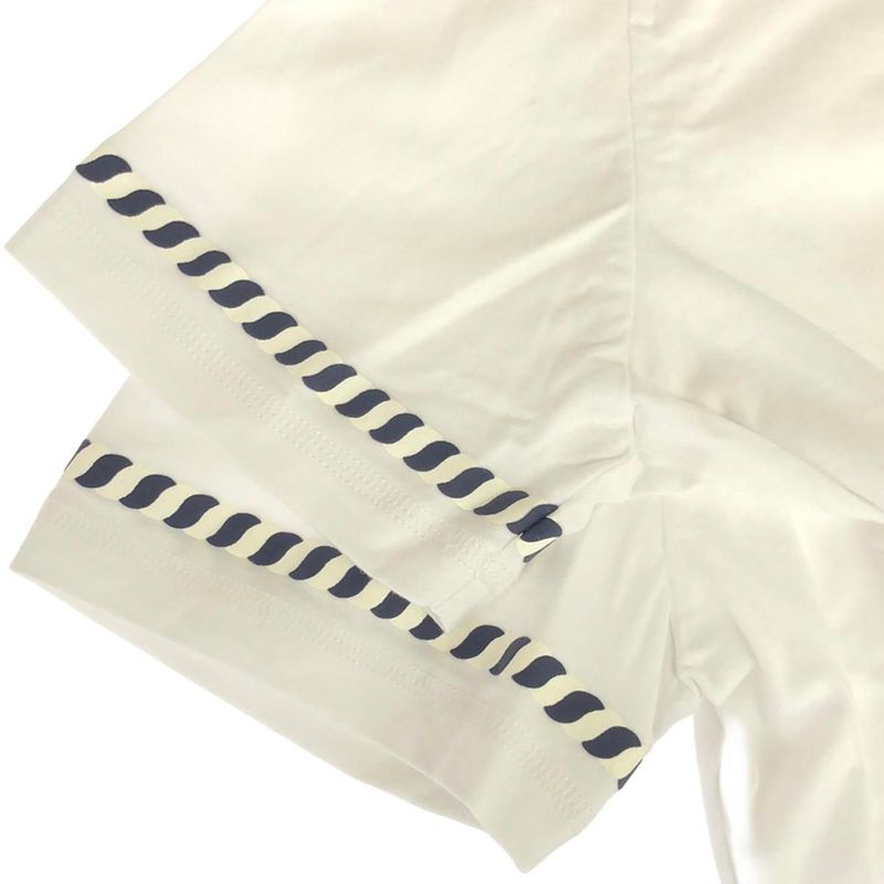 Hermes 23ss Cartouche Mock Neck T-Shirt 3e4621dl White 34