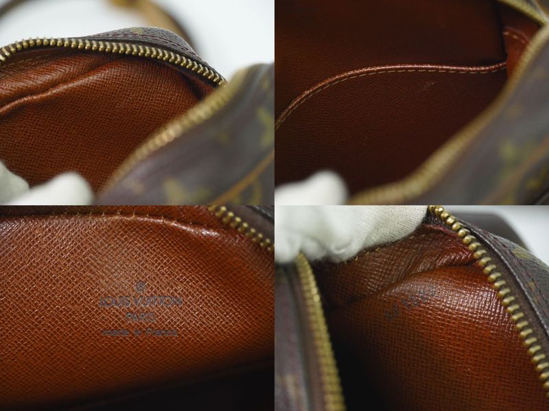 Authentic Louis Vuitton LV Amazon Monogram Shoulder Bag Pochette Brown M45236