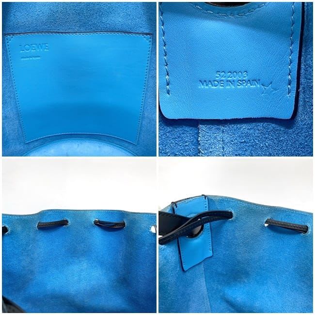 Loewe Shoulder Bag Light Blue Black Balloon