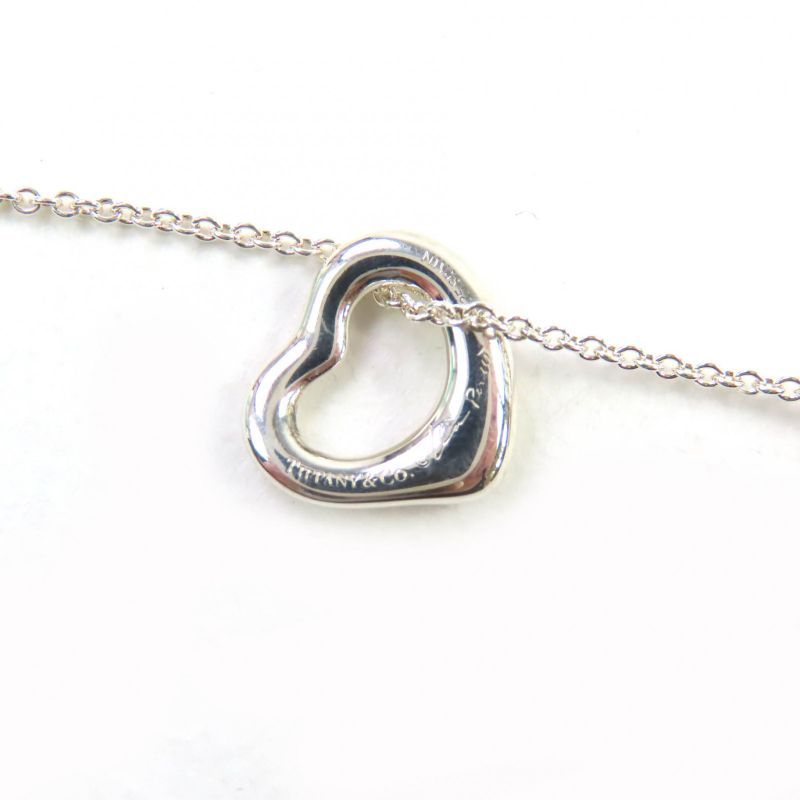 Tiffany & Co Elsa Peretti Open Heart Pendant 925 750 Combi