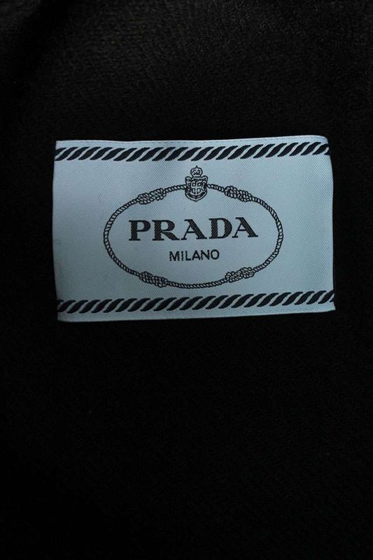 Prada P3k49e Washed Twill Mini Dress Women 36