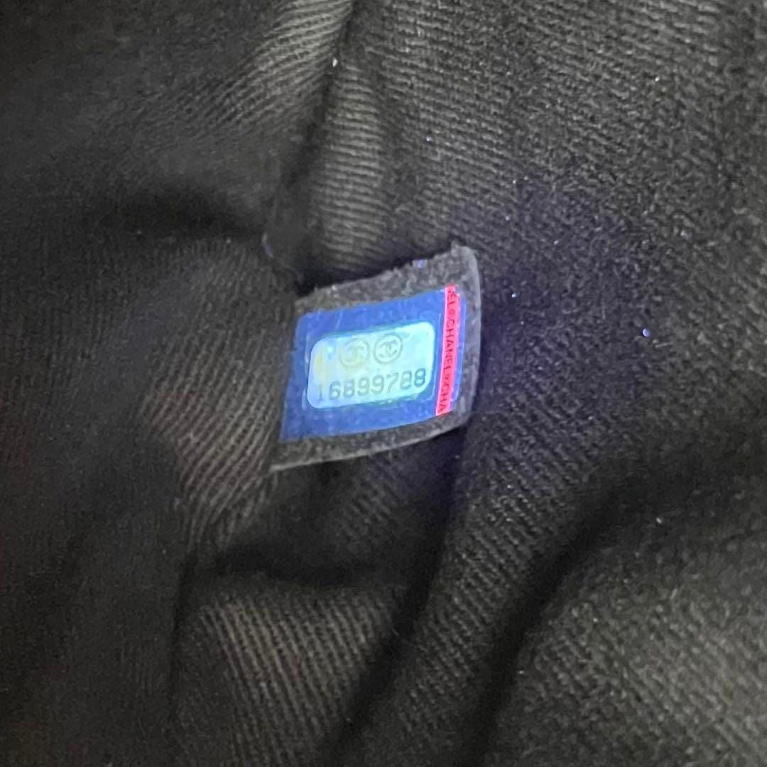 CHANEL Vintage Metallic Calfskin Medium Lady Pearly Flap Dark Purple