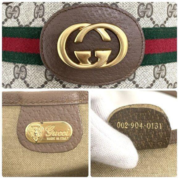 Authentic Gucci GG Marmont Sherry Large Tote Canvas Ophidia Shoulder Bag Handbag - The Reluxe