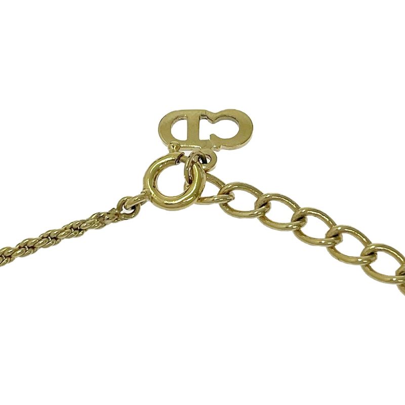 Christian Dior GP Oval Necklace Gold 459549 Necklace