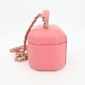 Chanel Handbag Coco Mark Matelasse Vendome Vanity Lambskin 2-way Shoulder Bag