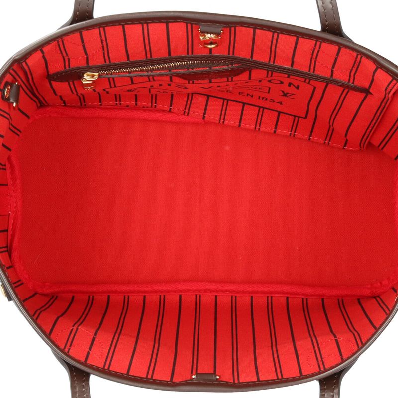 Louis Vuitton Neverfull PM Damier Tote Bag Damier Canvas N41359 Brown Ladies