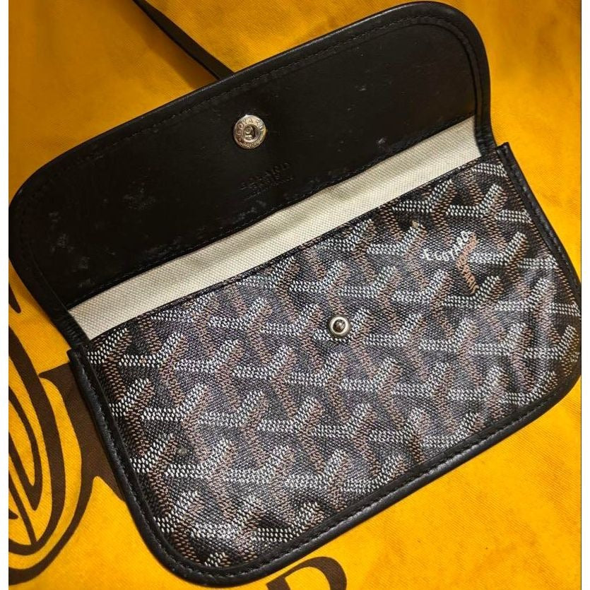 Goyard Saint Louis GM Black St Louis Shoulder Tote Bag Purse
