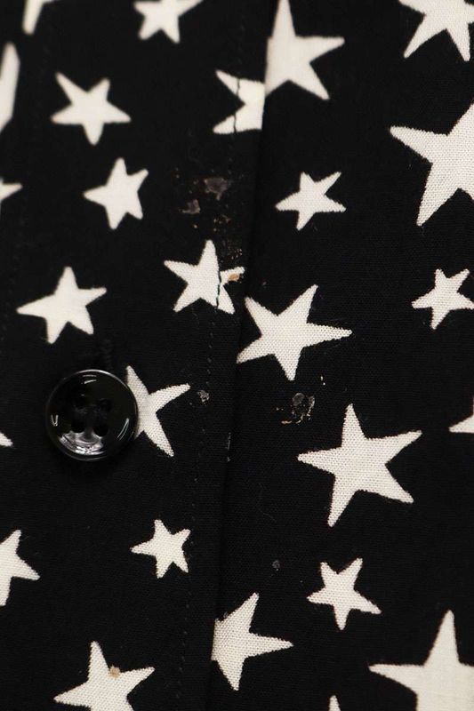 Saint Laurent Paris 376934 Y310p Long Sleeve Shirt With Star Pattern Men 38