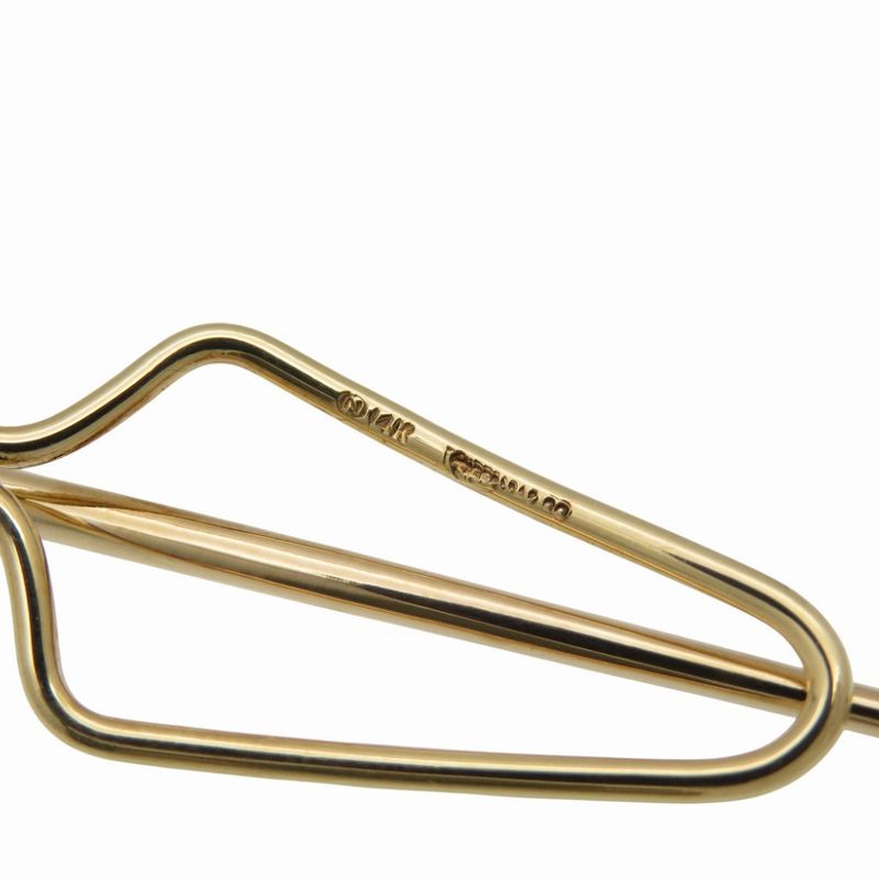 Tiffany & Co Golf Club Tie Pin Tie Pin K14 Yellow Gold/k14 Hoitogo Old Gold