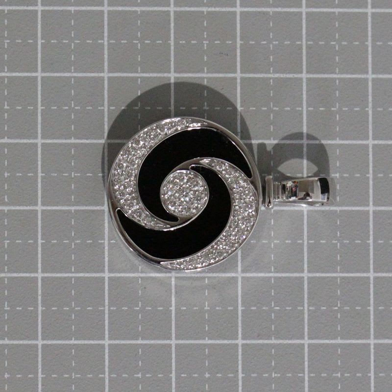 Bvlgari Optical Diamond Pendant Top Box 18K White Gold E1756