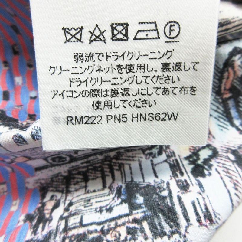 Louis Vuitton Rm222 Pn5 Hns62w Damier Classic Shirt Long Sleeves Purple Size XS