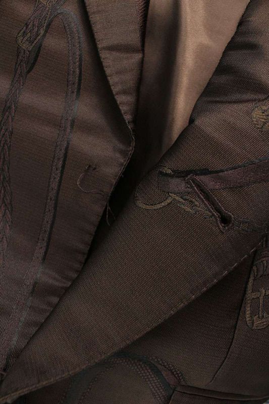 Gucci 260879 Belt Design Tailored Jacket Men 46