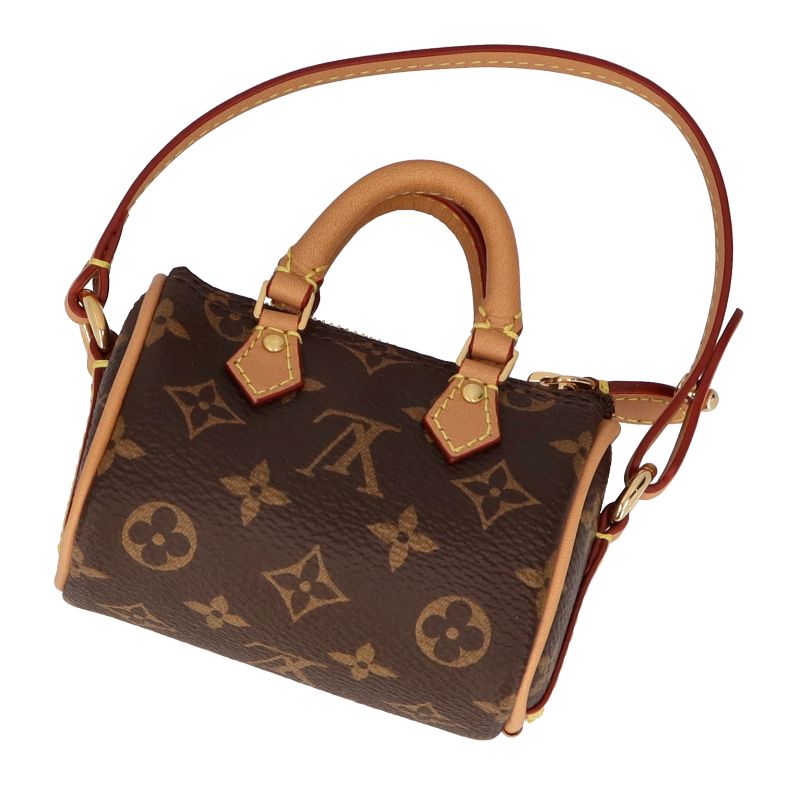 Louis Vuitton Bijoux Sac Micro Speedy Bag Charm M00544 Monogram Women Brown