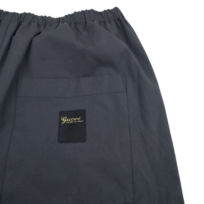 Gucci 24ss Cotton Poplin Overskater Easy Pants 769500 Zajp1 Gray 50