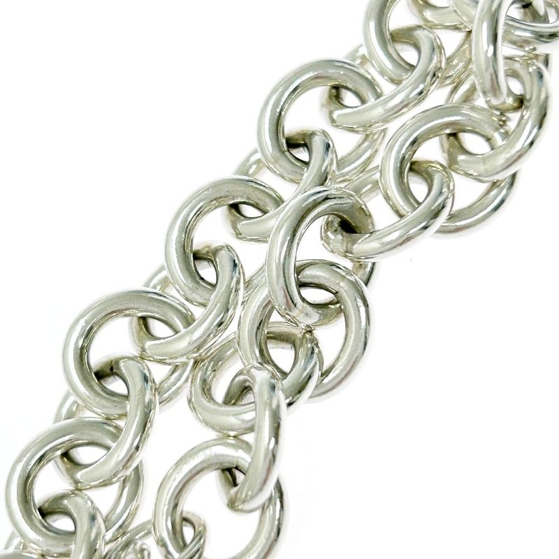 Tiffany & Co Tiffany & Co Silver Heart Tag Bracelet 35.3g 925 Engraved 353054