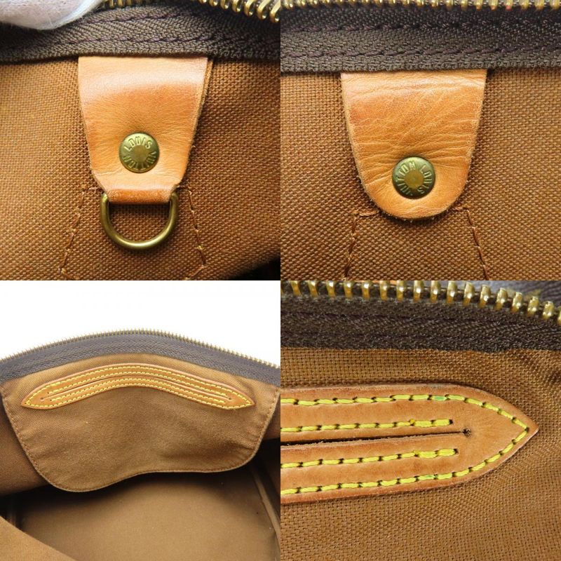 Louis Vuitton Speedy 30 Handbag Speedy 30 M41526 Monogram Brown Gold Hardware