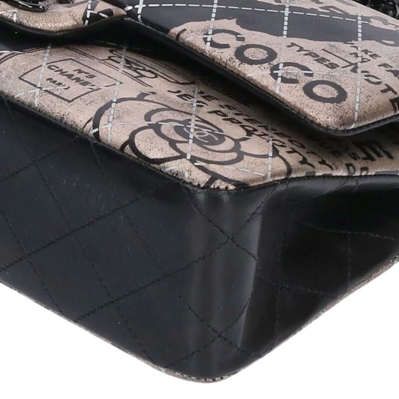 Chanel Newspaper Matelasse W Flap Shoulder Bag Men's