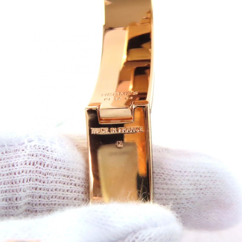 Hermes Click H/grand Apala Orb Pink Gold Hardware Current Production Bangle