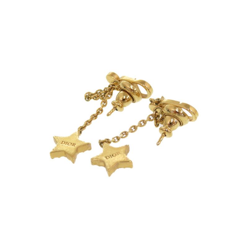 Dior CD Star Stone Gold Earrings Accessories Star 0225 Dior