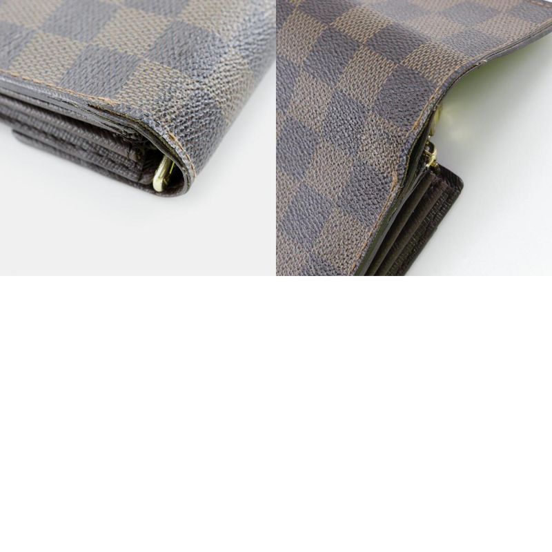 Louis Vuitton Pochette Portmonnais Cles Di N61724 Damier Canvas Brown Ca0015