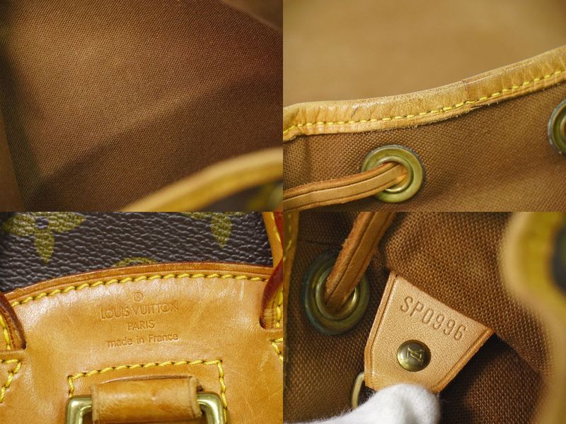 Authentic Louis Vuitton LV Mini Montsouris Monogram Backpack Sac Backpack Brown