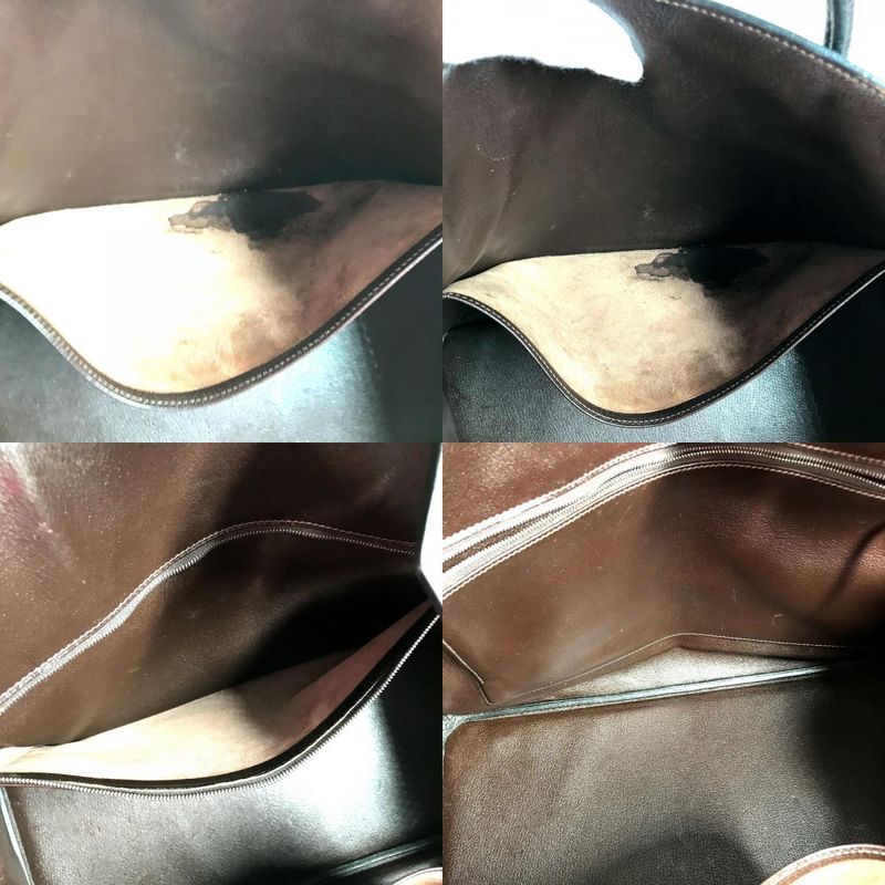 Hermes Handbag Birkin 40 Birkin 40 Togo Leather Chocolat Dark Brown