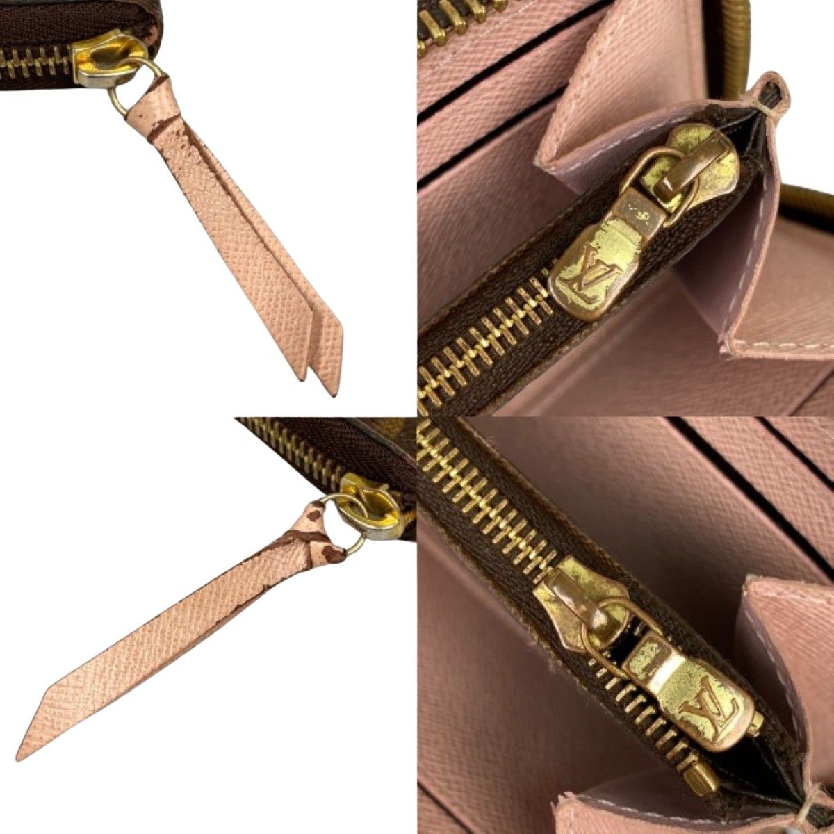 Louis Vuitton Monogram Portefeuille ・clemence Round Zipper Long Wallet M61298