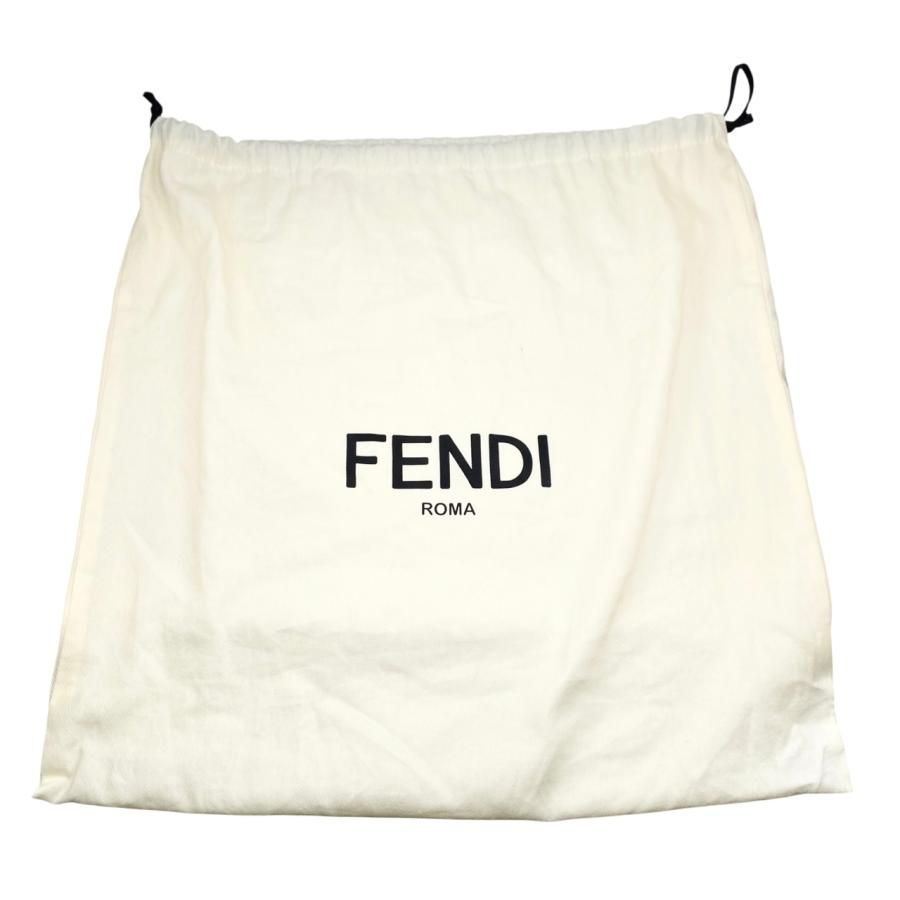 Fendi One Shoulder Bag Graffi Medium 8br799 A5DY F1hel Calf Leather White Beige