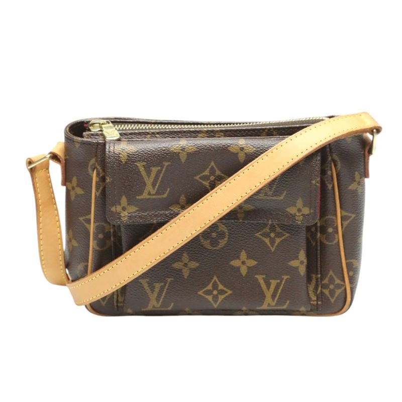 Louis Vuitton M51165 Monogram Shoulder Bag Viva Cité PM Shoulder Bag Louis